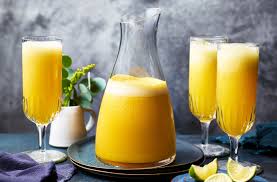 Mango Sorbet Mango mit Prosecco