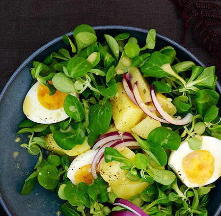 Nüsslisalat – Lamb’s Lettuce Salad at Restaurant Löwen Pfungen