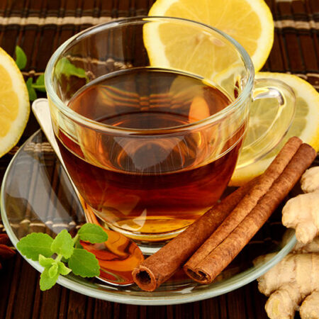 Tee Rum Schwarzetee – Black tea with 4cl rum (40%) at Restaurant Löwen Pfungen