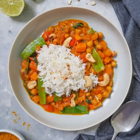Vegetarische Reis&curry