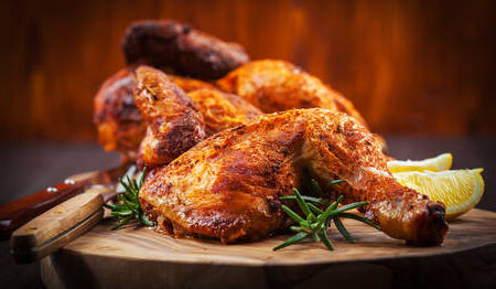 Vom Poulet – Chicken dish at Restaurant Löwen Pfungen