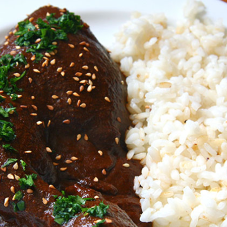 Pollo en Mole Poblano