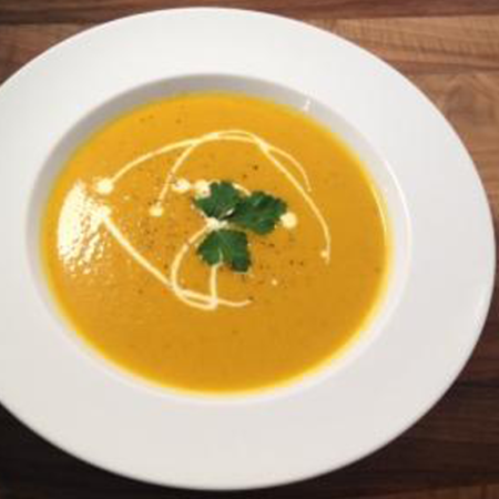 Kürbis-Ingwer Kokoscremesuppe